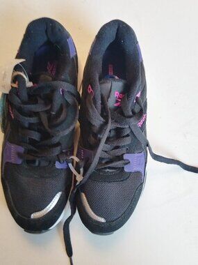 Reebok Women's Athletic Sneakers - Black/Purple/Pink - Size 6.5 US / 37 EU
